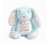 Silly Dog Designs - Little Easter Hugs Plush Collection - Soft Bunny & Friends Teddy - Easter Gift Plush Toy - Super Soft Cuddly Character - 21cm Sitting - Includes Fabric Gift Bag (Blue Bunny)
