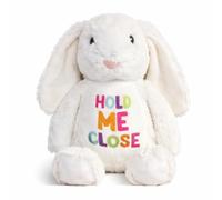 Silly Dog Designs - Plush Bunny Toy, Hold Me Close, Soft Fabric, Blue, 21cm, Stitched Details, PP Cotton Filling (White)