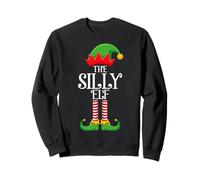 Silly Elf Christmas Family Matching Funny Love Elf Xmas Sweatshirt