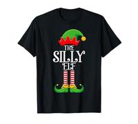 Silly Elf Christmas Family Matching Funny Love Elf Xmas T-Shirt