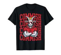 Silly Goat Fantasy Football Commish Crown Greatest Champion Value Graphic T-Shirt