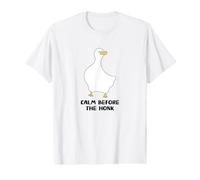 Silly Goose Association, Calm Before The Honk, Geese Humor Value Graphic T-Shirt