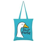 Silly Goose Azure Blue Tote Bag
