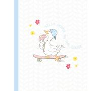 Silly Goose Composition Notebook | Cute & Girly | Kids and Teens | Journal | School Gift Idea | College Ruled | 120 Pages | 7.5 x 9.25|