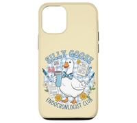 Silly Goose Endocronlogist Club Cute Funny Hormone Doctor Case for iPhone 12/12 Pro