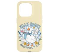 Silly Goose Endocronlogist Club Cute Funny Hormone Doctor Case for iPhone 15 Pro