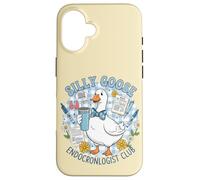 Silly Goose Endocronlogist Club Cute Funny Hormone Doctor Case for iPhone 16