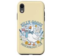 Silly Goose Endocronlogist Club Cute Funny Hormone Doctor Case for iPhone XR