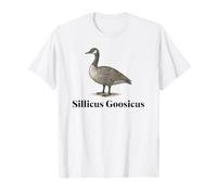 Silly Goose Fake Latin Name Funny Animal Pun Vintage Art T-Shirt