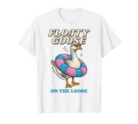 Silly Goose Floaty Goose On The Loose Fun T-Shirt