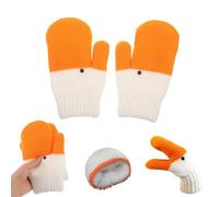 Silly Goose Gloves, Winter Goose Mittens, Funny Novelty Animal Gloves with Thermal Soft Lining, Duck Winter Warm Glove, Fun Gift for Women & Kids for Outdoor Skiing & Sports (1 pair kids)