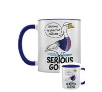 Silly Goose Got Serious Blue Inner 2-Tone Mug