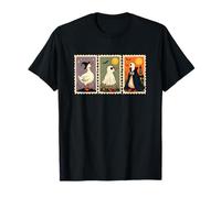 Silly Goose Halloween Duck Stamps Witch Ghost Cape T-Shirt