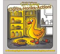 Silly Goose - Lights, Honks, Action! Coloring Book | A Unique Glowing Light & Shadow Coloring Experience!: Honking Great Coloring Pages for Teens & Adults to Practice Light Sources & Shadows