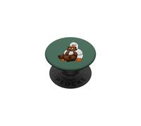 Silly Goose Not A Hugger Bear Hug Funny Sarcastic Humor PopSockets Adhesive PopGrip