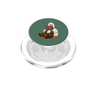 Silly Goose Not A Hugger Bear Hug Funny Sarcastic Humor PopSockets PopGrip for MagSafe