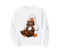 Silly Goose Not A Hugger Bear Hug Funny Sarcastic Humor Sweatshirt
