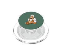 Silly Goose Not Hugger Orange Cat Hug Funny Sarcastic Humor PopSockets PopGrip for MagSafe