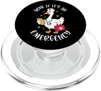 Silly Goose Nurse Honk IF It's An Emergency Funny Nursing PopSockets PopGrip for MagSafe