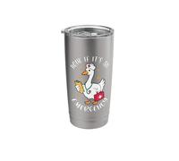 Silly Goose Nurse Honk IF It's an Emergency Funny Nursing Stainless Steel Insulated Tumbler