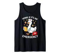 Silly Goose Nurse Honk IF It's an Emergency Funny Nursing Tank Top