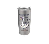 Silly Goose On The Loose Funny Summer Vacation Stainless Steel Insulated Tumbler