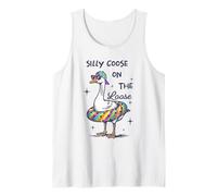 Silly Goose On The Loose Funny Summer Vacation Tank Top