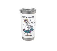 Silly Goose On The Loose Summer Vacation Stainless Steel Insulated Tumbler
