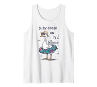 Silly Goose On The Loose Summer Vacation Tank Top