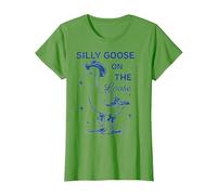 Silly Goose On The Loose T-Shirt, Women, Grass Green, 3X-Large