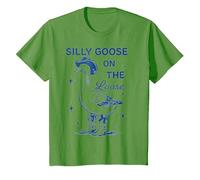 Silly Goose On The Loose T-Shirt, Youth, Grass Green, X-Small