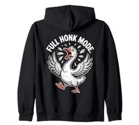 Silly Goose on the Loose with Full Honk Chaos Zip Hoodie
