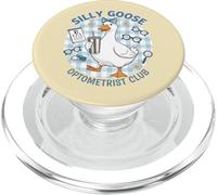 Silly Goose Optometrist Club Funny Duck Cute PopSockets PopGrip for MagSafe