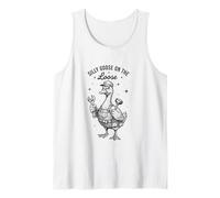 Silly Goose Plumber on the Loose Funny Cute Graphic Tank Top