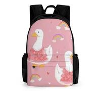 Silly Goose Rainbow Fashion Backpack Cute Mini Bag Daypack Unisex