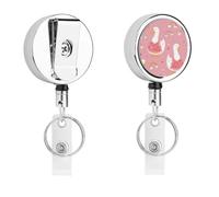 Silly Goose Rainbow ID Card Badge Holders Retractable Badge Holder Reel