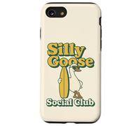 Silly Goose Social Club Surfing Goose Surfboard Humor Case for iPhone SE (2020) / 7/8