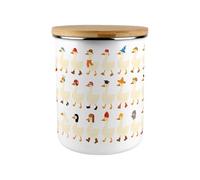 Silly Goose Storage Canister - Novelty 2.7L Extra-Large Enamel Home & Kitchen Organisation Container