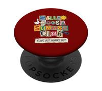 Silly Goose Summer Club Suns Out Honks Out Bird PopSockets Adhesive PopGrip
