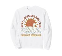 Silly Goose Summer Club Suns Out Honks Out Sweatshirt