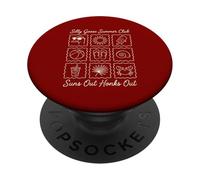 Silly Goose Summer Club Vacation Quote Suns Out Honks Out PopSockets Adhesive PopGrip