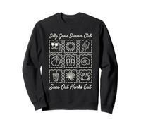Silly Goose Summer Club Vacation Quote Suns Out Honks Out Sweatshirt