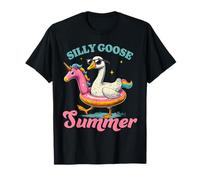 Silly Goose Summer Silly Goose On The Loose Funny Vacation T-Shirt