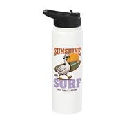 Silly Goose Sunshine Surf Honk Surf Club Summer Stainless Steel Insulated Water Bottle