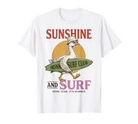Silly Goose Sunshine Surf Honk Surf Club Summer T-Shirt