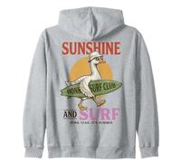 Silly Goose Sunshine Surf Honk Surf Club Summer Zip Hoodie