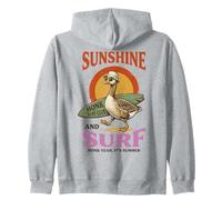 Silly Goose Sunshine Surf Honk Surf Club Summer Zip Hoodie