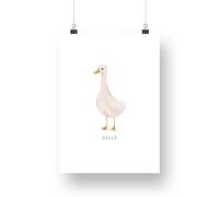 Silly Goose Wall Art, Standing Goose Design, Bedroom Poster, Funny Home Decor, Trendy Wall Art, Modern Design, Silly Animal Prints