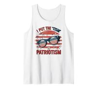 Silly I Put TISM in Patriotism Bruh Hope 4th of July Autism Tank Top