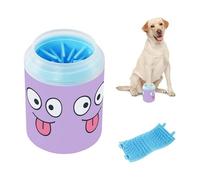 Silly Look Reusable Pet Foot Paws Washer with Soft Silicone Brush Essential For All Pets Owners for Small Medium Dogs & Cat Breeds